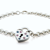 Lockheart Necklace with Stones